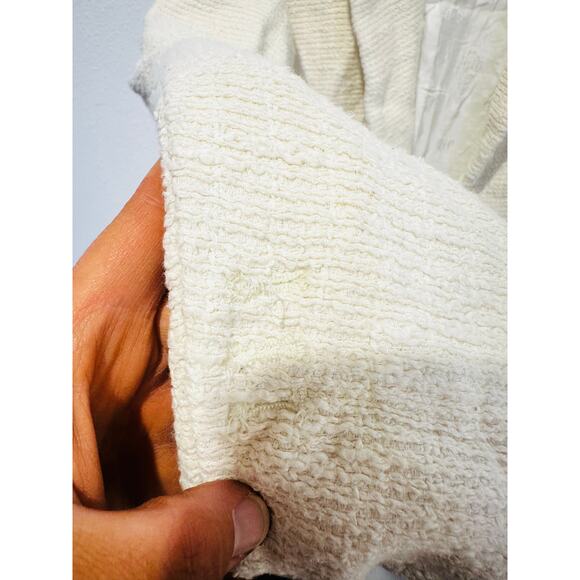 MAJE Off-White Tweed Creamy Oversized Vileno Blazer size 38 Flawed - Picture 6 of 16